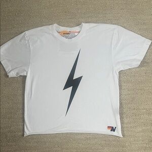 Aviator Nation Small T-Shirt Tee Lightning Bolt